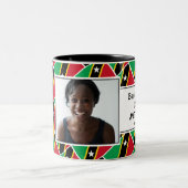BEST MAMA ST KITTS Foto Zweifarbige Tasse (Mittel)