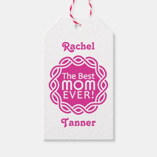 BEST-MAMA-Tags Geschenkanhänger (Vorderseite)