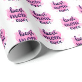 Best Mama Wrapping Paper Geschenkpapier (Rolleneckpunkt)