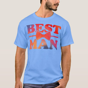 Best Man Bachelor PartyGradient Color T-Shirt