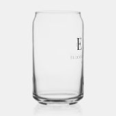 Best Man Gift Monogram Wedding Minimalist Dosenglas (Rechts)