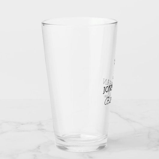 Best Man Gift Wedding Party Custom Glas (Rechts)