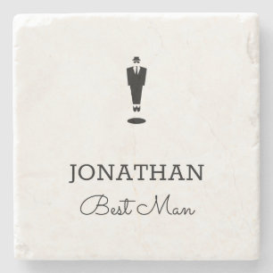 Best Man Gift Wedding Party Custom Steinuntersetzer