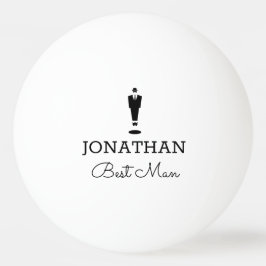 Best Man Gift Wedding Party Custom Tischtennisball