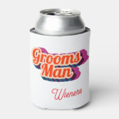 Best Man | Script Style Custom Wedding Dosenkühler (Kanne Vorderseite)