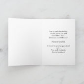 Best Man Wedding Black Bow Tie Invitation Einladung (Innenseite)