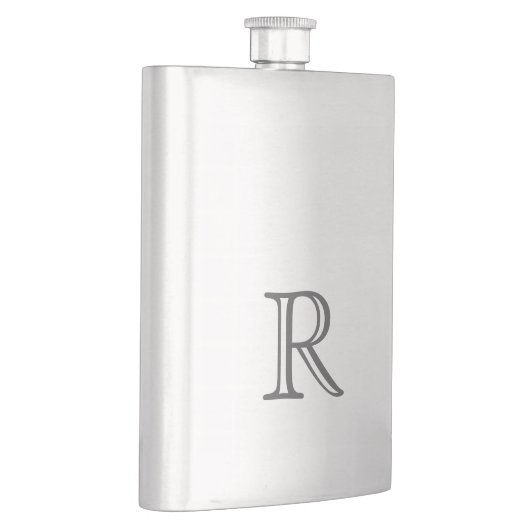 Best Man Wedding Gift Personalized Initial Flachmann (Rechts)