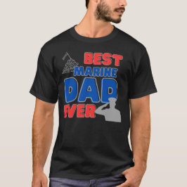 Best Marine Vater Ever Shirt Fathers Day Geschenk