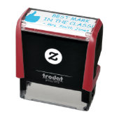 "BEST MARK IN DER KLASSE!" + Name des benutzerdefi Permastempel (Produkt)