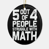 Best Mathe Teacher Art Men Women Math Joke Keramik Ornament (Links)