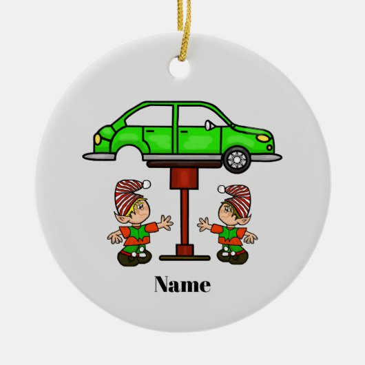 Best Mechanic Christmas Ornament (Vorne)