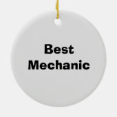 Best Mechanic Christmas Ornament (Hinten)