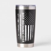 Best Mechanic Ever Gift Mechanic Appreciation Thermobecher (Rückseite)