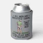 Best Men Play Golf Eighties Funny Golfer Golfing Dosenkühler (Kanne Vorderseite)