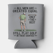 Best Men Play Golf Eighties Funny Golfer Golfing Dosenkühler (Vorderseite)