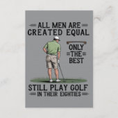 Best Men Play Golf Eighties Funny Golfer Golfing  Einladung (Vorderseite)
