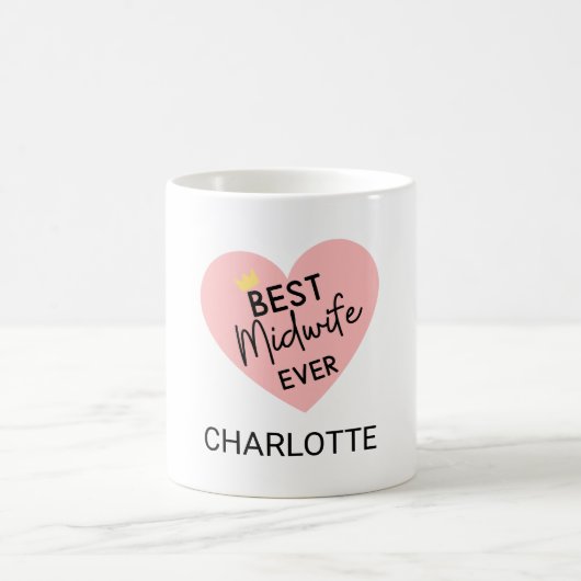 "Best Midfrau Ever" - Ein herzliches Geschenk für Kaffeetasse (Mittel)