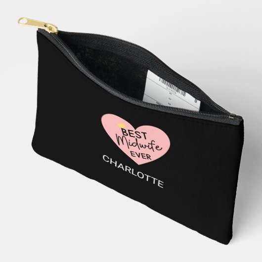 "Best Midfrau Ever" - Ein herzliches Geschenk für  Zubehörtasche (Offen)