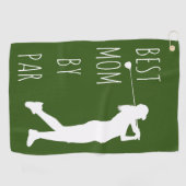 Best Mim by Par Funny Golf Golf Golf Handtuch (Horizontal)