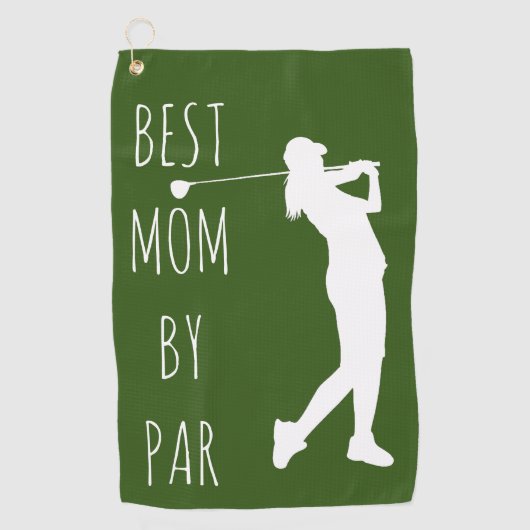 Best Mim by Par Funny Golf Golf Golf Handtuch (Vorderseite)