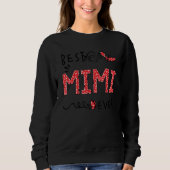 Best Mimi Ever Butterfly Best Grandma Ever Chris Sweatshirt (Vorderseite)