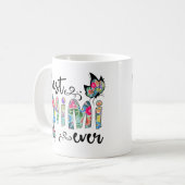 Best Mimi Ever Shirt Blume Deco Erntedank Wom Kaffeetasse (Vorderseite Links)