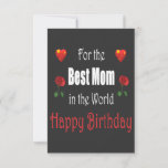 Best Mom Birthday Design<br><div class="desc">Wonderful cute birthday design for your lovely mom</div>