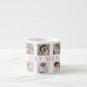 Best Mom Custom Photos Espresso Coffee Mug Espressotasse (Vorderseite)