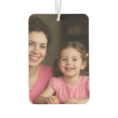 Best Mom Ever 1 Custom Photo Pink Autolufterfrischer (Rückseite)