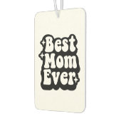 Best Mom Ever 1 Custom Photo Retro Groovy Autolufterfrischer (Links)