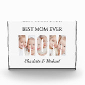 Best Mom Ever 3 Photos Cutout Letters  Fotoblock (Vorderseite)