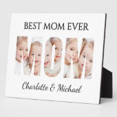 Best Mom Ever 3 Photos Cutout Letters Fotoplatte (Seite)