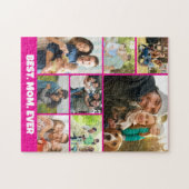 Best Mom Ever – 8 Photo Collage Frame Template Puzzle (Horizontal)