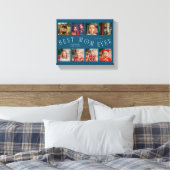 Best Mom Ever | 8 Photo Grid Mothers Day Teal Leinwanddruck (Insitu (Schlafzimmer))