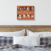 Best Mom Ever 8 Photo Grid Mothers Day Terracotta Leinwanddruck (Insitu (Schlafzimmer))