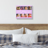 Best Mom Ever 8 Photo Grid Mother's Day Wisteria Leinwanddruck (Insitu (Schlafzimmer))