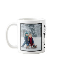 Best Mom Ever Black and White 2 Photo Keepsake