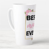 Best Mom Ever black Milchtasse (Linke Ecke)