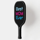 Best Mom Ever Black &Pink Blue Pickleball Paddle (Links)