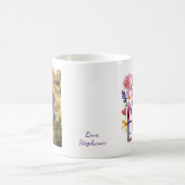 Best Mom Ever Colorful Flowers Mug Kaffeetasse (Mittel)