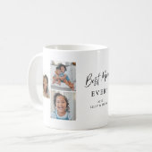 Best Mom Ever Custom 6 Picture Gallery Multi Photo Kaffeetasse (Vorderseite Links)