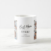 Best Mom Ever Custom 6 Picture Gallery Multi Photo Kaffeetasse (Mittel)