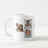 Best Mom Ever Custom 6 Picture Gallery Multi Photo Kaffeetasse (Links)