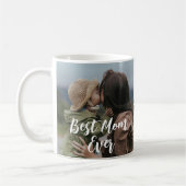 Best Mom Ever Custom Photo Collage Kaffeetasse (Links)