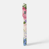 Best Mom Ever | Elegant Peony Flower Mother's Day  iPhone Hülle (Linke Seite)