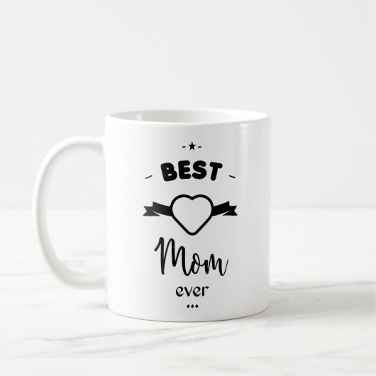 Best Mom ever Kaffeetasse (Links)