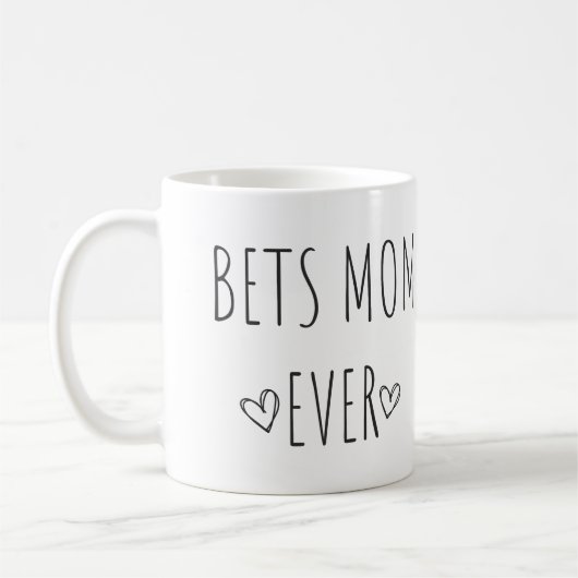 Best MOM Ever Kaffeetasse (Links)