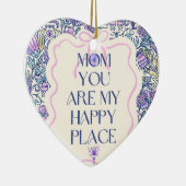 Best mom ever keramik ornament (Rechts)