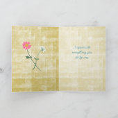 Best Mom Ever – Modern Floral Abstract with Vase Karte (Innenseite)