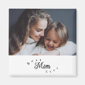 Best Mom Ever Modern Simple Magnet (Vorne)